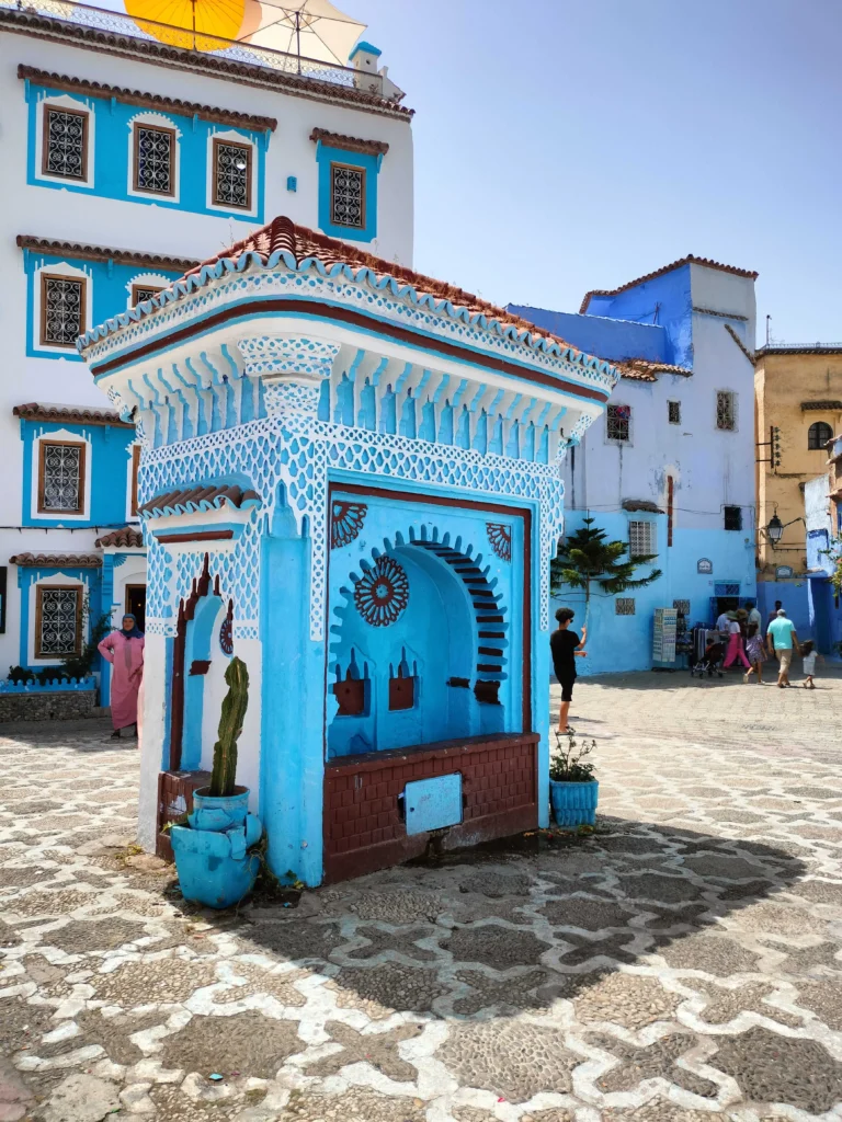 Tours from Tangier - Tours in All Morocco 2-day Chefchaouen tour from Tangier- amazing yard in chefchaouen- Tours in All Morocco